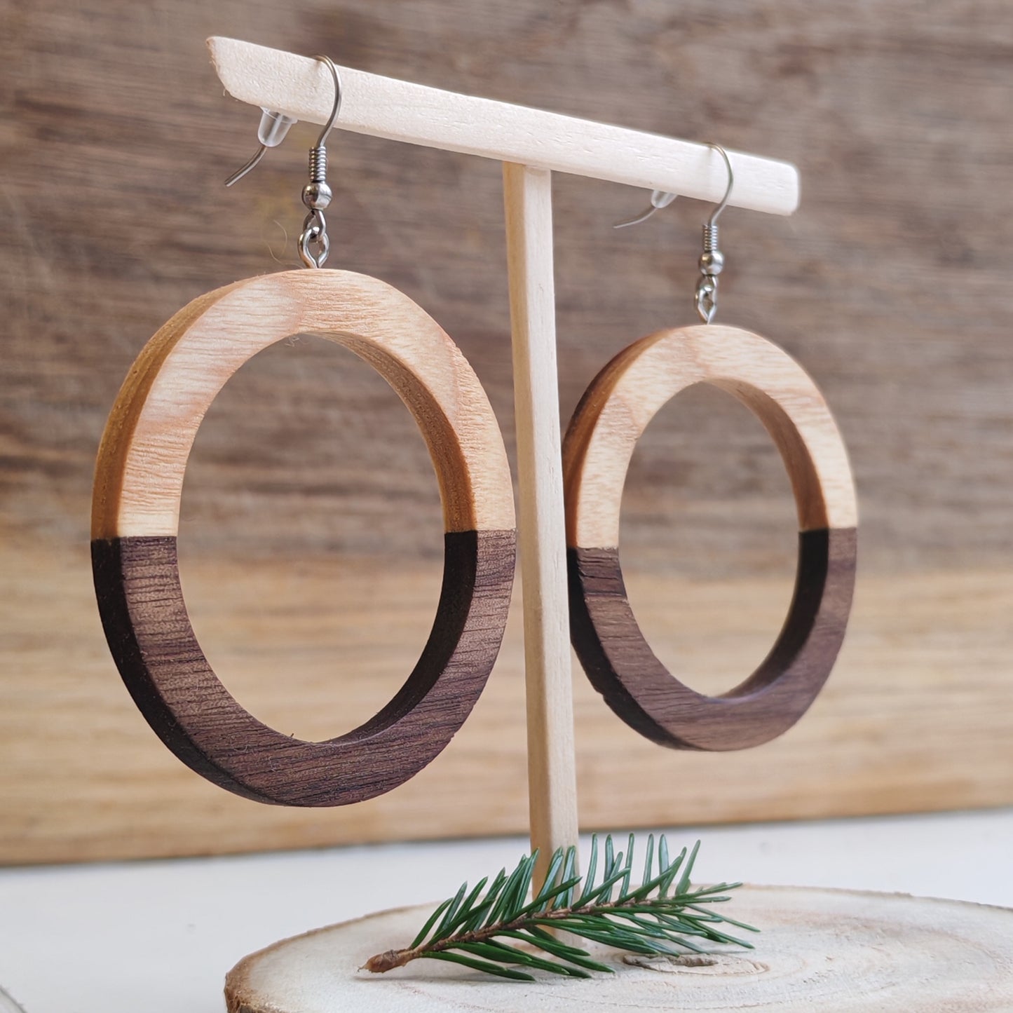 Saarni & Pähkinä - Öljysävytetty - Rengas 3