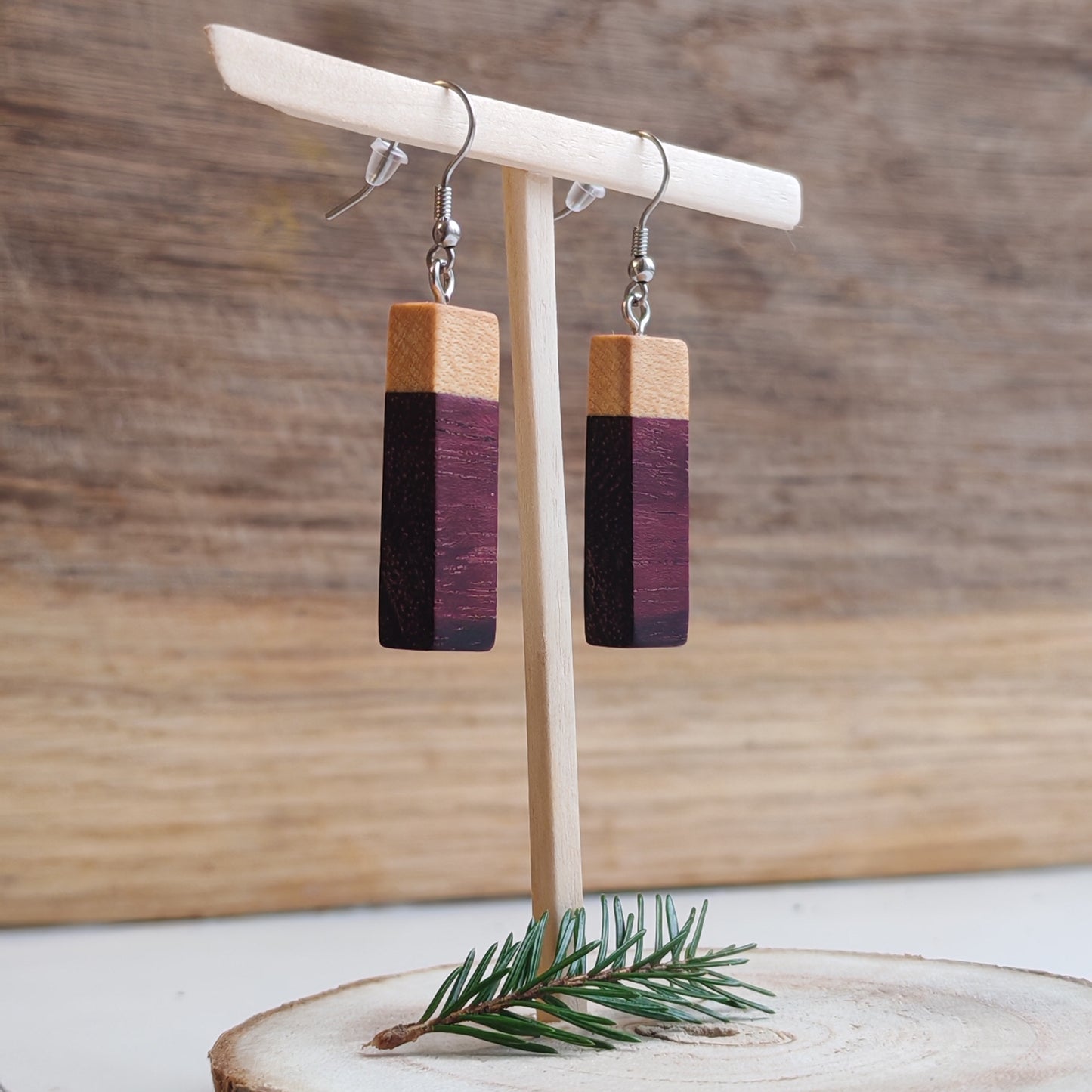 Vaahtera & Purple Heart - Öljysävytetty